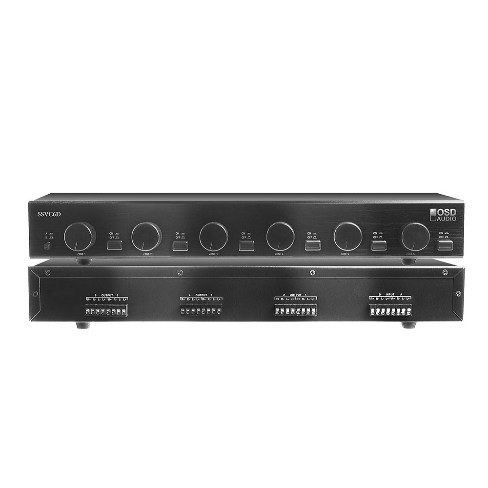 SSVC6 6 Zone Speaker Selector | Outdoor Speaker Depot